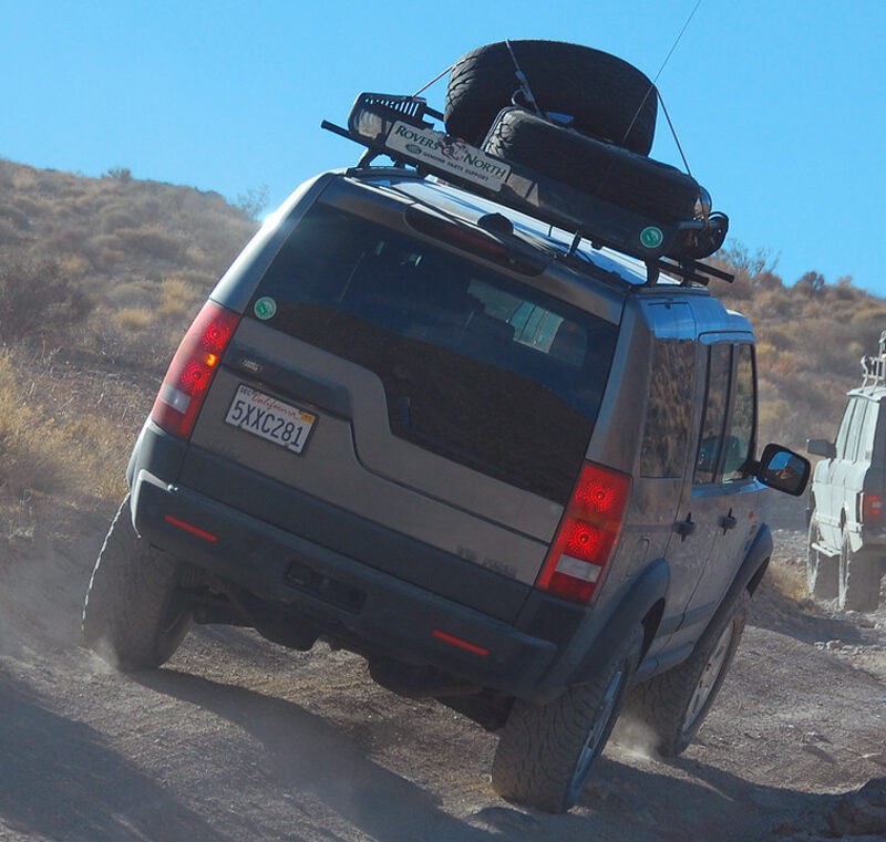 Death Valley Tours, Black Rhino Expeditions, Land Rover LR3 on the way to Chloride City